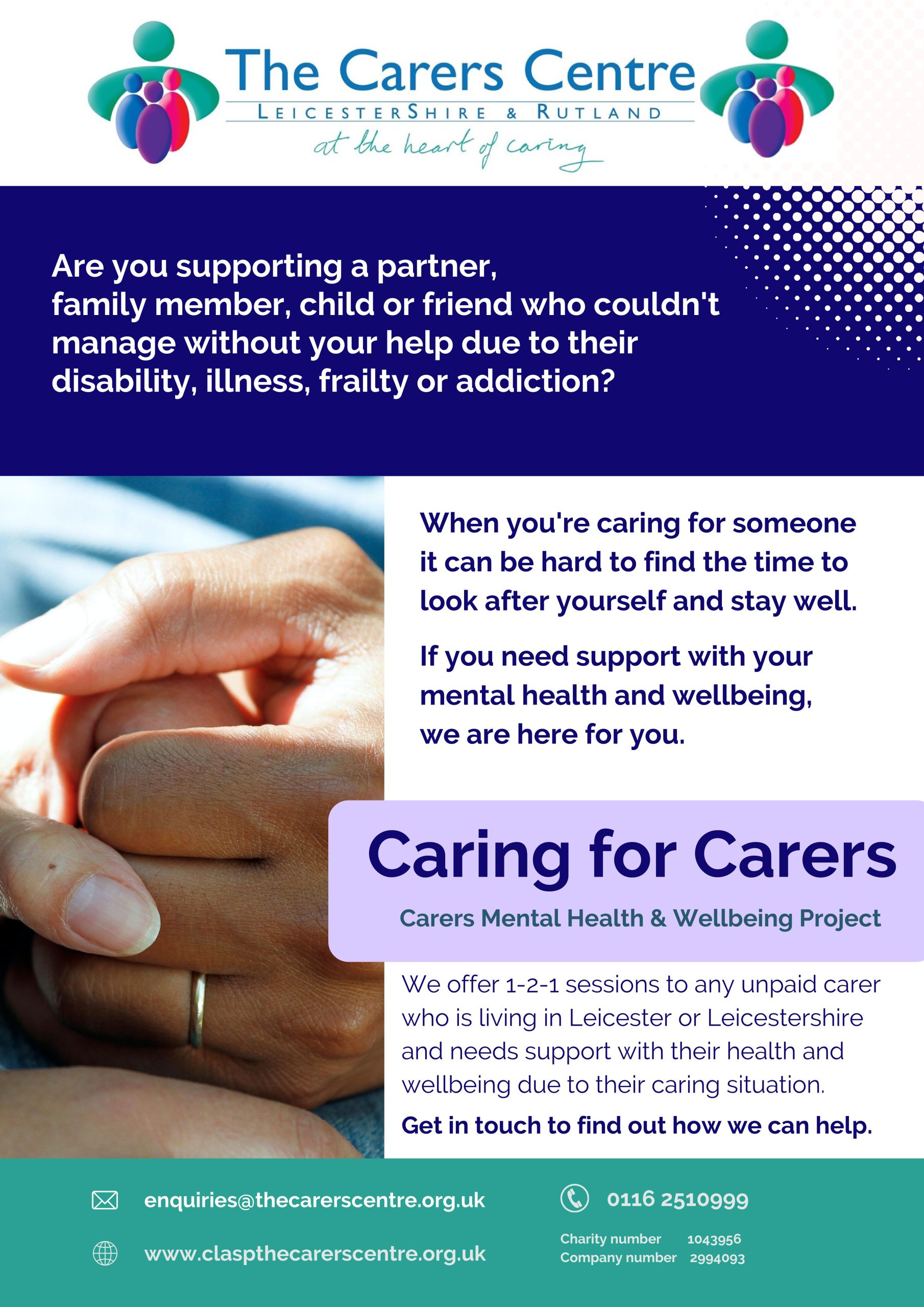 Are you an unpaid carer? • The Centre Surgery